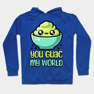 You Guac My World! Cute Guacamole Pun Hoodie